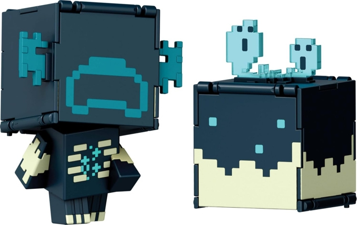 MINECRAFT Mob Head Minis Flipping Figs - Warden & Sculk Catalyst - Kääntyvät figuurit ryhmässä LELUT, TUOTTEET LAPSILLE JA VAUVOILLE / Leikkikalut, Askartelu &Pelit / Figuurit, miniatyyrit ja tarvikkeet @ TP E-commerce Nordic AB (D22534)