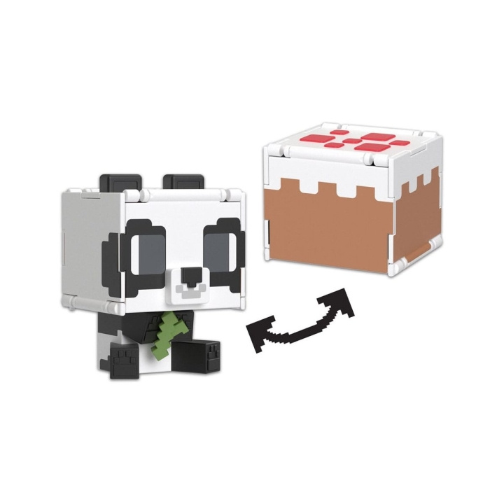 MINECRAFT Mob Head Minis Flipping Figs - Panda & Cake - Panda & Cake ryhmässä LELUT, TUOTTEET LAPSILLE JA VAUVOILLE / Leikkikalut, Askartelu &Pelit / Figuurit, miniatyyrit ja tarvikkeet @ TP E-commerce Nordic AB (D22536)