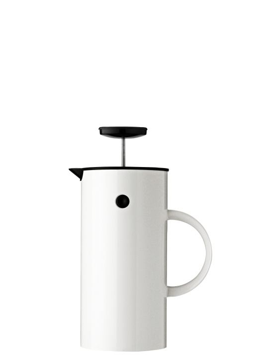 Stelton EM77 French Press 1 L (valkoinen) ryhmässä KOTI, TALOUS JA PUUTARHA / Kodinkoneet / Kahvikoneet ja tarvikkeet / Kahvinkeittimet @ TP E-commerce Nordic AB (D22540)