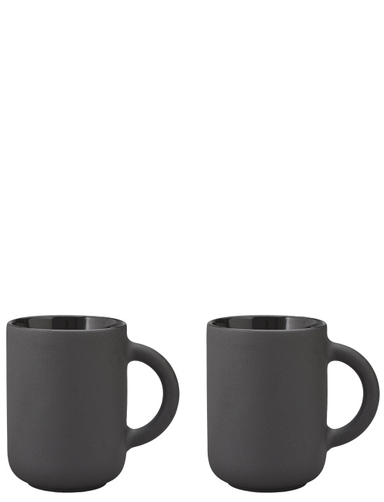 Stelton Theo Muki 0,35 L 2 kpl (musta) ryhmässä URHEILU, VAPAA-AIKA JA HARRASTUS / Hauskat tavarat / Mukit @ TP E-commerce Nordic AB (D22544)