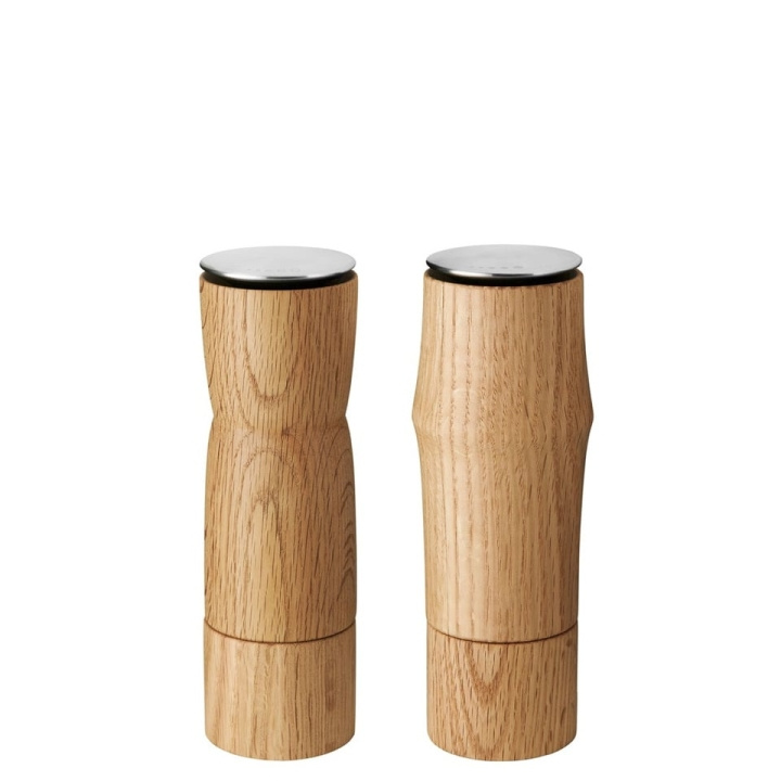 Stelton Storm suola- ja pippurimylly (tammi) ryhmässä KOTI, TALOUS JA PUUTARHA / Keittiövälineet / Suola- ja pippurimyllyt @ TP E-commerce Nordic AB (D22547)