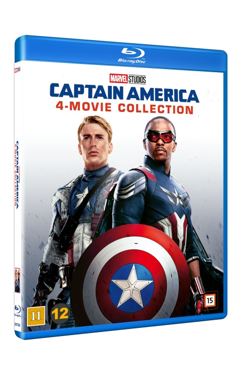 Captain America - 4 Movie Collection - Blu-Ray ryhmässä KODINELEKTRONIIKKA / Ääni & Kuva / TV & Tarvikkeet / Elokuvat / Blu-ray @ TP E-commerce Nordic AB (D22597)