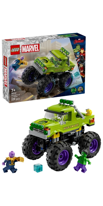 LEGO Super Heroes - The Hulk Truck vs. Thanos (76312) ryhmässä LELUT, TUOTTEET LAPSILLE JA VAUVOILLE / Leikkikalut, Askartelu &Pelit / Rakennuslelut / Lego @ TP E-commerce Nordic AB (D22606)