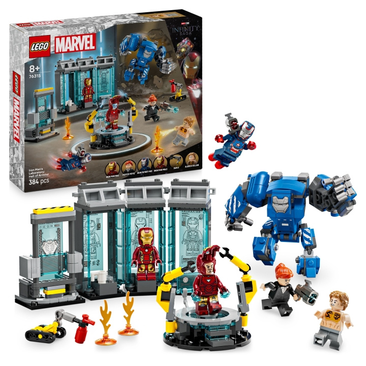 LEGO Super Heroes - Iron Man\'s Laboratory: Hall of Armour (76315) ryhmässä LELUT, TUOTTEET LAPSILLE JA VAUVOILLE / Leikkikalut, Askartelu &Pelit / Rakennuslelut / Lego @ TP E-commerce Nordic AB (D22607)