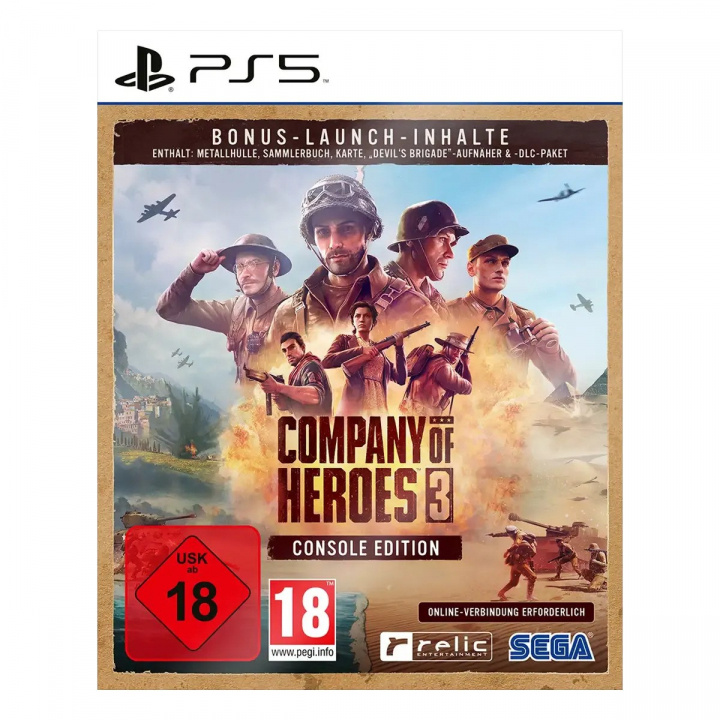 Company of Heroes 3 - Steelbook (Launch Edition) (DE/Multi in Game) (PS5) ryhmässä KODINELEKTRONIIKKA / Pelikonsolit & Tarvikkeet / Sony PlayStation 5 / Peli @ TP E-commerce Nordic AB (D22719)