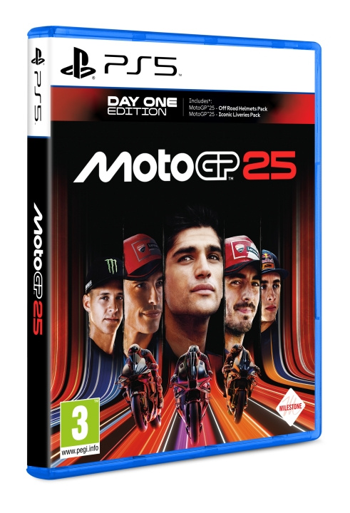 MotoGP 25 (Day One Edition) (PS5) ryhmässä KODINELEKTRONIIKKA / Pelikonsolit & Tarvikkeet / Sony PlayStation 5 / Peli @ TP E-commerce Nordic AB (D22759)
