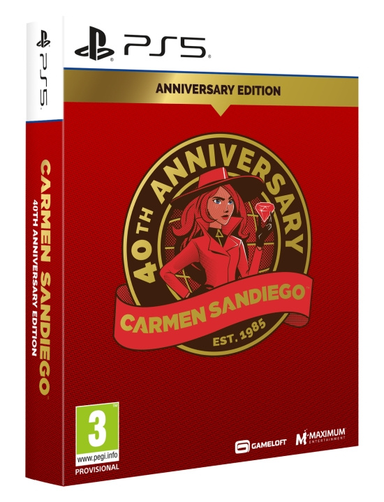 Carmen Sandiego 40th Anniversary Edition (PS5) ryhmässä KODINELEKTRONIIKKA / Pelikonsolit & Tarvikkeet / Sony PlayStation 5 / Peli @ TP E-commerce Nordic AB (D22782)