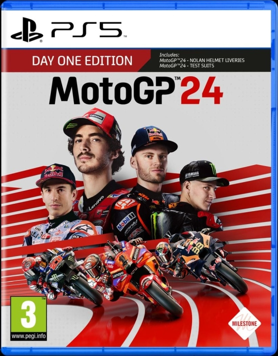 MotoGP 24 (Day 1 Edition) (PS5) ryhmässä KODINELEKTRONIIKKA / Pelikonsolit & Tarvikkeet / Sony PlayStation 5 / Peli @ TP E-commerce Nordic AB (D22813)