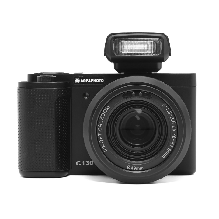 Agfa Digitaalinen Kamera Realishot C130 CMOS 10x 24MP Musta ryhmässä KODINELEKTRONIIKKA / Valokuvat & Videot / Kamerat @ TP E-commerce Nordic AB (D22819)