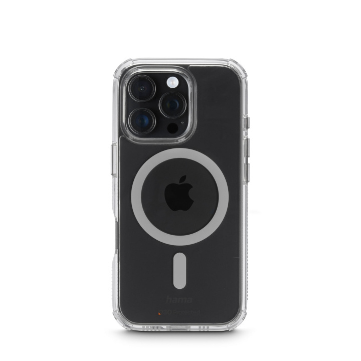 Hama Suojakuori Extreme Protect iPhone 16 Pro MagKotelo Läpinäkyvä ryhmässä ÄLYPUHELIMET JA TABLETIT / Puhelimen suojakotelo / Apple / iPhone 16 @ TP E-commerce Nordic AB (D22826)