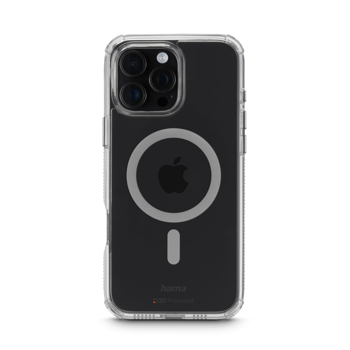 Hama Suojakuori Extreme Protect iPhone 16 Pro Max MagKotelo Läpinäkyvä ryhmässä ÄLYPUHELIMET JA TABLETIT / Puhelimen suojakotelo / Apple / iPhone 16 @ TP E-commerce Nordic AB (D22833)
