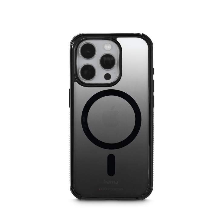 Hama Mobilskal Extreme Protect iPhone 15 Pro MagCase Svart ryhmässä ÄLYPUHELIMET JA TABLETIT / Puhelimen suojakotelo / Apple / iPhone 15 @ TP E-commerce Nordic AB (D22835)