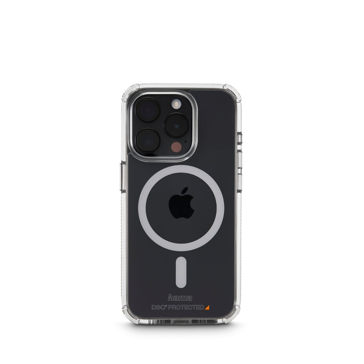 Hama Mobilskal Extreme Protect iPhone 15 Pro MagCase Transparent ryhmässä ÄLYPUHELIMET JA TABLETIT / Puhelimen suojakotelo / Apple / iPhone 15 @ TP E-commerce Nordic AB (D22839)