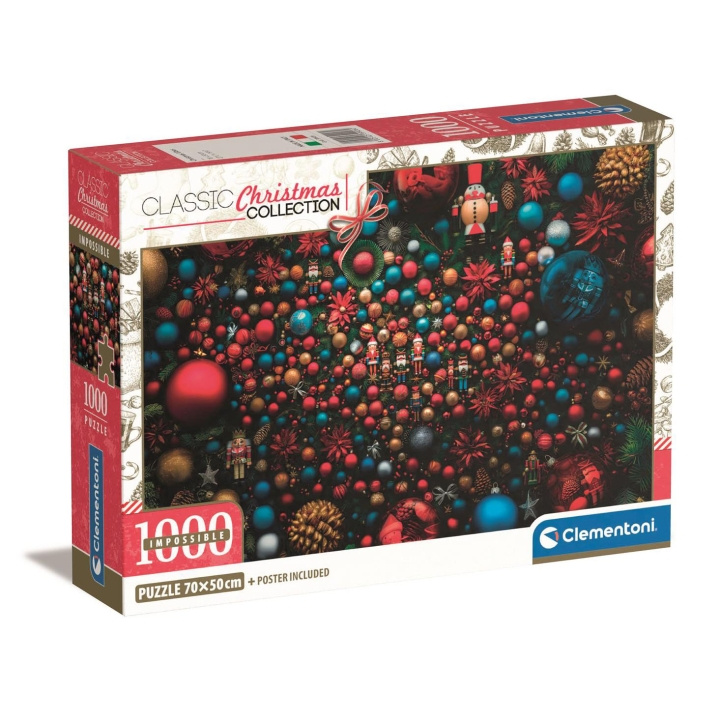 Clementoni Palapeli 1000 Pcs Impossible CB Christmas Vibes ryhmässä URHEILU, VAPAA-AIKA JA HARRASTUS / Harrastus / Palapeli @ TP E-commerce Nordic AB (D22856)