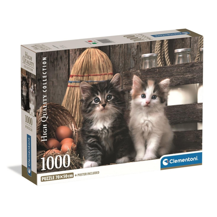 Clementoni Palapeli 1000 Pcs CB High Quality Collection Lovely Kittens ryhmässä URHEILU, VAPAA-AIKA JA HARRASTUS / Harrastus / Palapeli @ TP E-commerce Nordic AB (D22862)