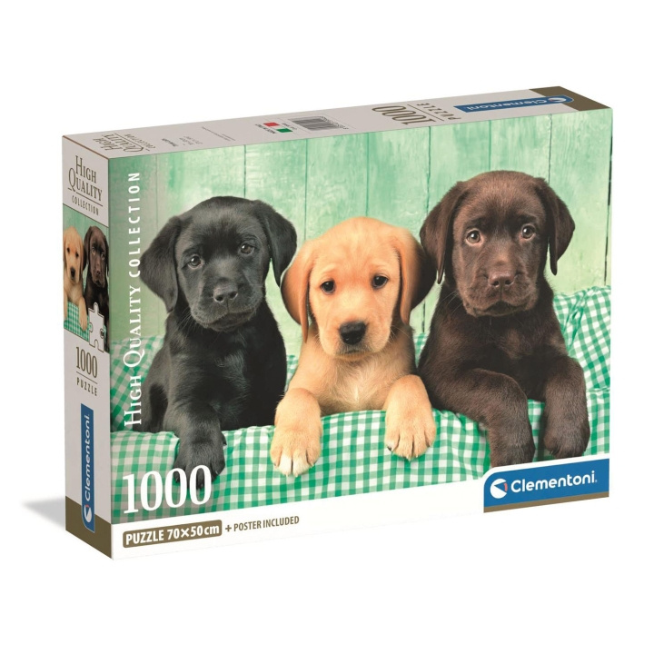 Clementoni Palapeli 1000 Pcs CB High Quality Collection Three Labs ryhmässä URHEILU, VAPAA-AIKA JA HARRASTUS / Harrastus / Palapeli @ TP E-commerce Nordic AB (D22864)