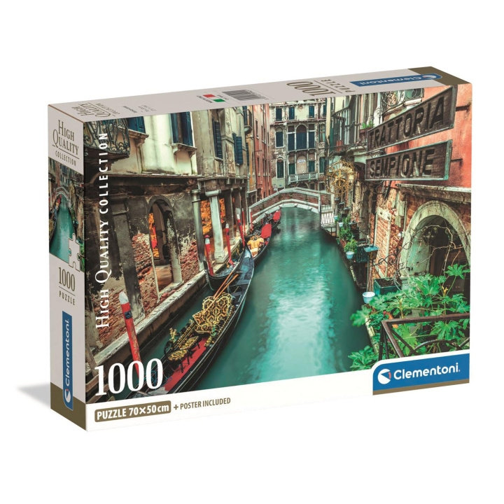 Clementoni Palapeli 1000 Pcs CB High Quality Collection Venice Canal ryhmässä URHEILU, VAPAA-AIKA JA HARRASTUS / Harrastus / Palapeli @ TP E-commerce Nordic AB (D22865)