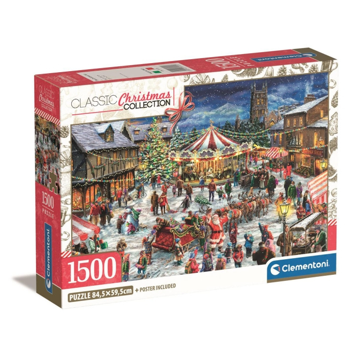 Clementoni Palapeli 1500 Pcs CB The Christmas Fair ryhmässä URHEILU, VAPAA-AIKA JA HARRASTUS / Harrastus / Palapeli @ TP E-commerce Nordic AB (D22885)