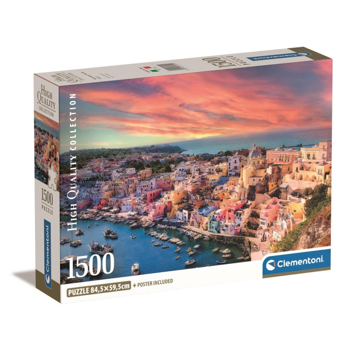 Clementoni Palapeli 1500 Pcs CB High Quality Collection Procida Island ryhmässä URHEILU, VAPAA-AIKA JA HARRASTUS / Harrastus / Palapeli @ TP E-commerce Nordic AB (D22887)