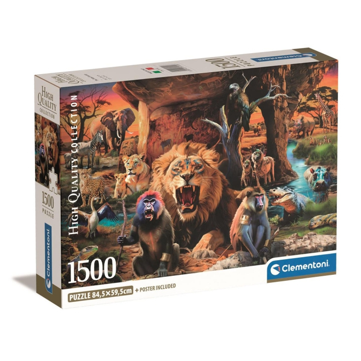 Clementoni Palapeli 1500 Pcs CB High Quality Collection The Tribal Society ryhmässä URHEILU, VAPAA-AIKA JA HARRASTUS / Harrastus / Palapeli @ TP E-commerce Nordic AB (D22890)
