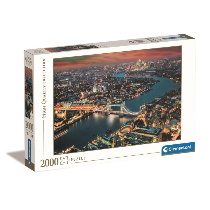 Clementoni Palapeli 2000 Pcs High Quality Collection London Aerial View ryhmässä URHEILU, VAPAA-AIKA JA HARRASTUS / Harrastus / Palapeli @ TP E-commerce Nordic AB (D22893)
