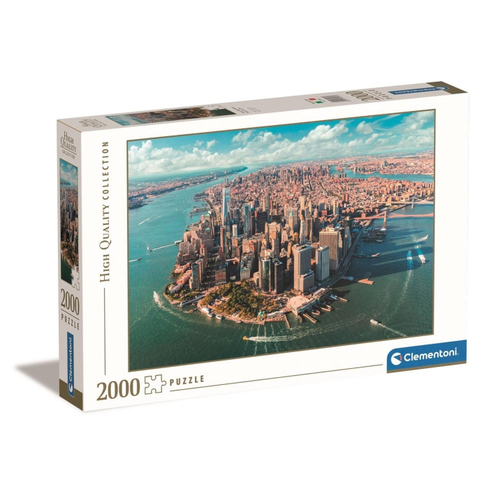 Clementoni Palapeli 2000 Pcs High Quality Collection Lower Manhattan ryhmässä URHEILU, VAPAA-AIKA JA HARRASTUS / Harrastus / Palapeli @ TP E-commerce Nordic AB (D22895)