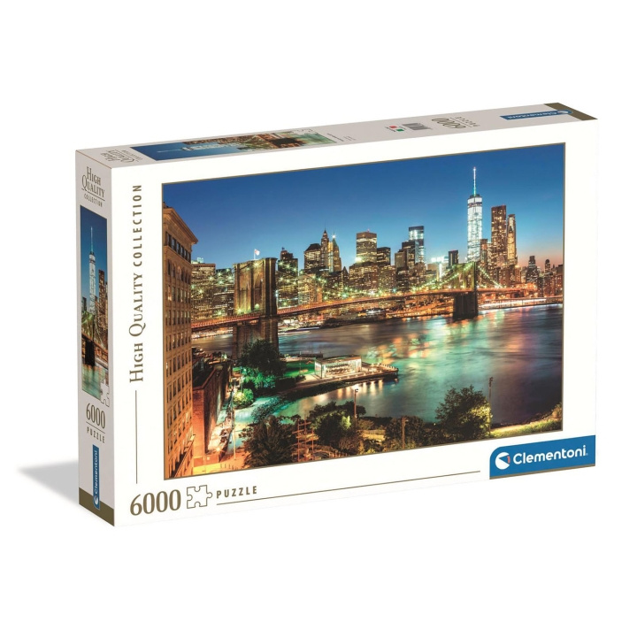 Clementoni Palapeli 6000 Pcs High Quality Collection Brooklyn Bridge Lights ryhmässä URHEILU, VAPAA-AIKA JA HARRASTUS / Harrastus / Palapeli @ TP E-commerce Nordic AB (D22897)