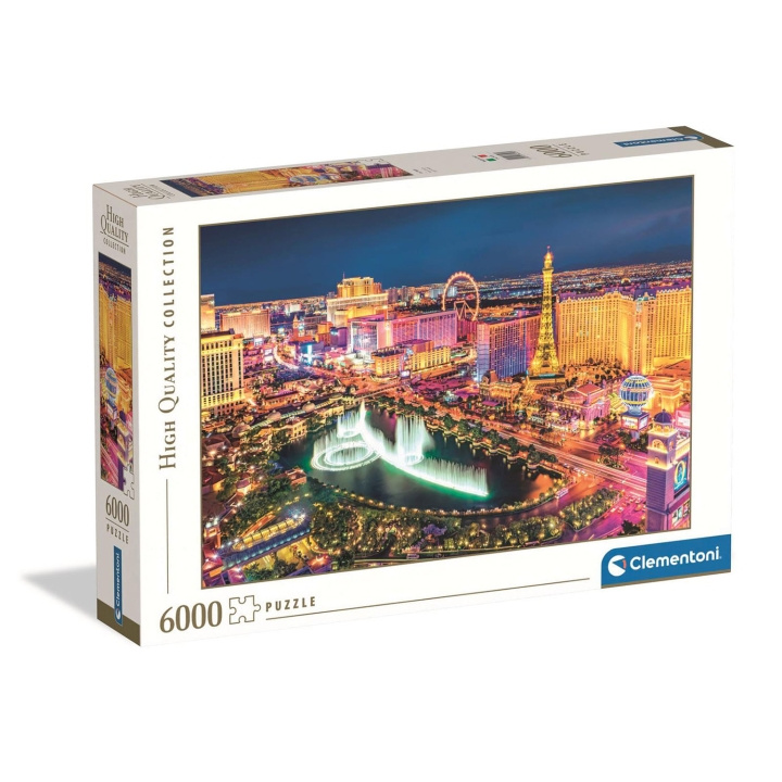 Clementoni Palapeli 6000 Pcs High Quality Collection Las Vegas ryhmässä URHEILU, VAPAA-AIKA JA HARRASTUS / Harrastus / Palapeli @ TP E-commerce Nordic AB (D22898)