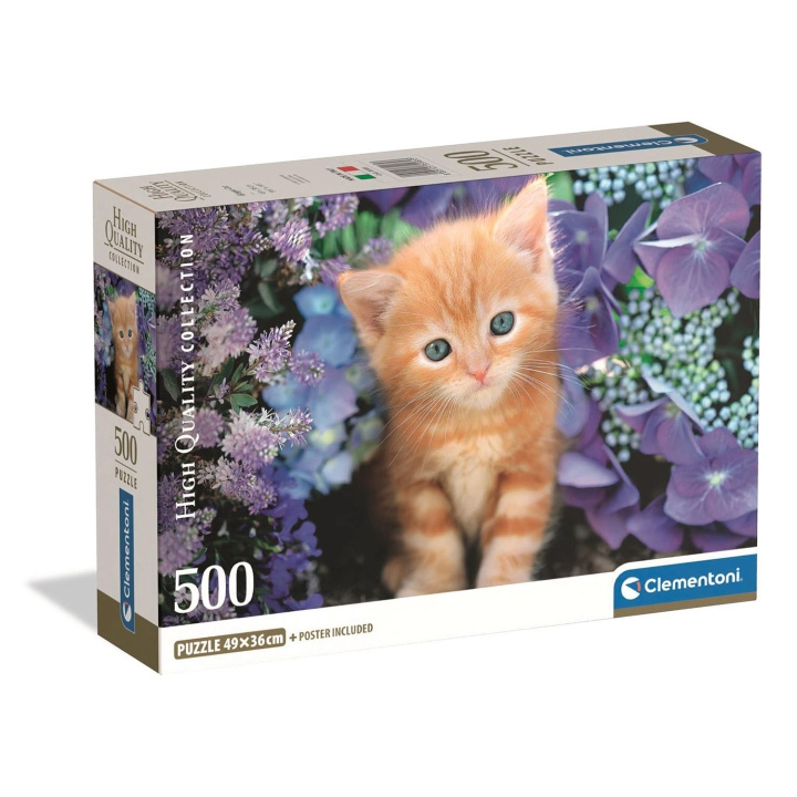 Clementoni Palapeli 500 Pcs CB High Quality Collection Ginger Cat ryhmässä URHEILU, VAPAA-AIKA JA HARRASTUS / Harrastus / Palapeli @ TP E-commerce Nordic AB (D22904)