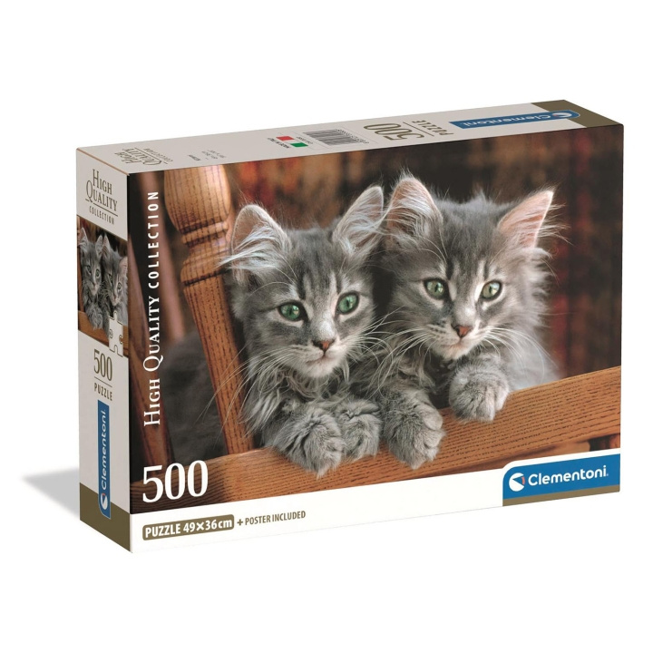Clementoni Palapeli 500 Pcs CB High Quality Collection Kittens ryhmässä URHEILU, VAPAA-AIKA JA HARRASTUS / Harrastus / Palapeli @ TP E-commerce Nordic AB (D22906)