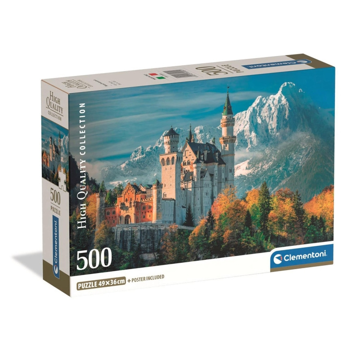 Clementoni Palapeli 500 Pcs CB High Quality Collection Neuschwanstein ryhmässä URHEILU, VAPAA-AIKA JA HARRASTUS / Harrastus / Palapeli @ TP E-commerce Nordic AB (D22908)