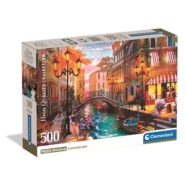 Clementoni Palapeli 500 Pcs CB High Quality Collection Sunset Over Venice ryhmässä URHEILU, VAPAA-AIKA JA HARRASTUS / Harrastus / Palapeli @ TP E-commerce Nordic AB (D22909)