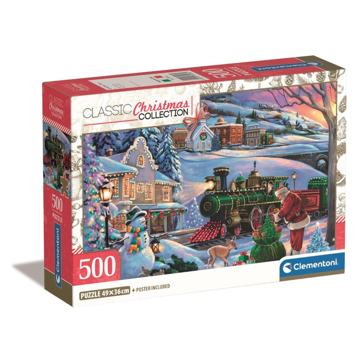 Clementoni Palapeli 500 Pcs CB Christmas Train ryhmässä LELUT, TUOTTEET LAPSILLE JA VAUVOILLE / Leikkikalut, Askartelu &Pelit / Lasten palapeli @ TP E-commerce Nordic AB (D22911)