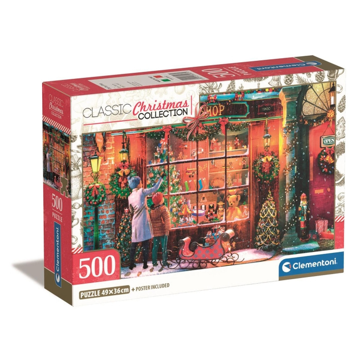 Clementoni Palapeli 500 Pcs CB Old Toy Shop ryhmässä URHEILU, VAPAA-AIKA JA HARRASTUS / Harrastus / Palapeli @ TP E-commerce Nordic AB (D22912)