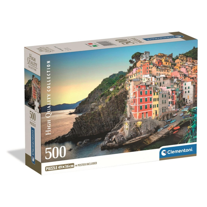 Clementoni Palapeli 500 Pcs CB High Quality Collection Riomaggiore Coast ryhmässä URHEILU, VAPAA-AIKA JA HARRASTUS / Harrastus / Palapeli @ TP E-commerce Nordic AB (D22916)