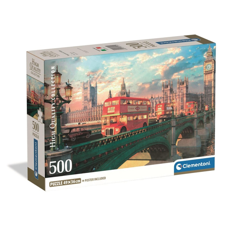 Clementoni Palapeli 500 Pcs CB High Quality Collection Westminster Bridge ryhmässä URHEILU, VAPAA-AIKA JA HARRASTUS / Harrastus / Palapeli @ TP E-commerce Nordic AB (D22918)