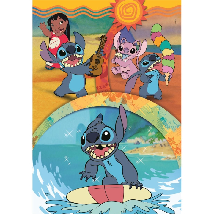 Clementoni Palapeli 104 Pcs Disney Stitch ryhmässä URHEILU, VAPAA-AIKA JA HARRASTUS / Harrastus / Palapeli @ TP E-commerce Nordic AB (D22921)