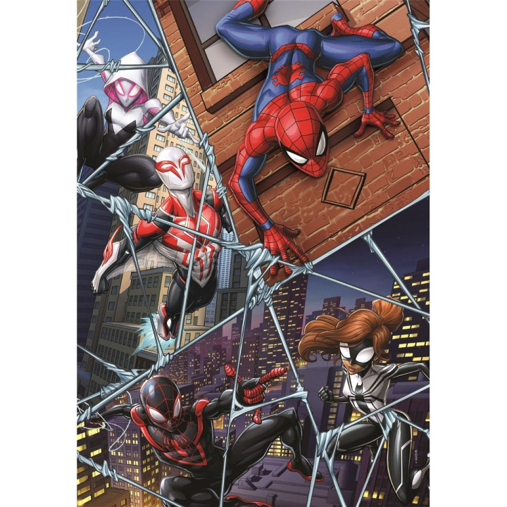 Clementoni Palapeli 104 Pcs Spider-Man ryhmässä URHEILU, VAPAA-AIKA JA HARRASTUS / Harrastus / Palapeli @ TP E-commerce Nordic AB (D22924)
