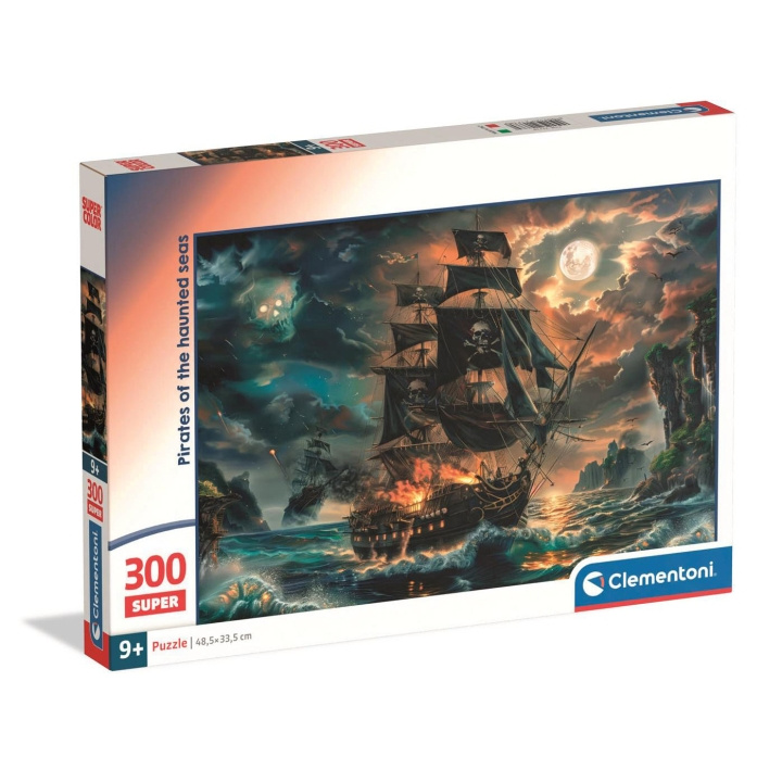 Clementoni Palapeli 300 Pcs Pirates Of The Haunted Seas ryhmässä LELUT, TUOTTEET LAPSILLE JA VAUVOILLE / Leikkikalut, Askartelu &Pelit / Lasten palapeli @ TP E-commerce Nordic AB (D22933)