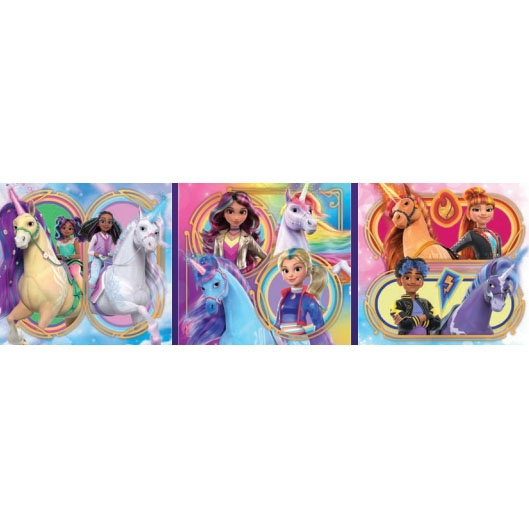 Clementoni Palapeli 3x48 Pcs Unicorn Academy ryhmässä LELUT, TUOTTEET LAPSILLE JA VAUVOILLE / Leikkikalut, Askartelu &Pelit / Lasten palapeli @ TP E-commerce Nordic AB (D22934)