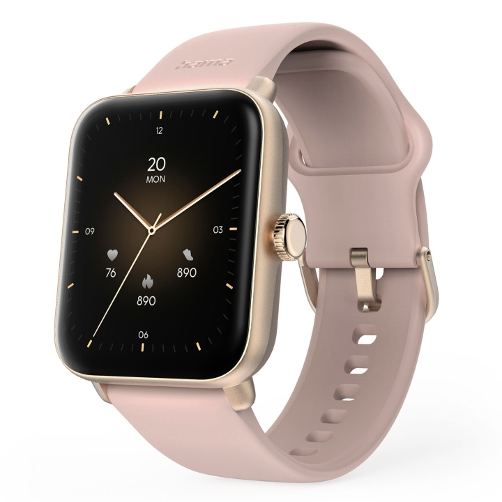 Hama Smart Watch 6010 Roséguld ryhmässä URHEILU, VAPAA-AIKA JA HARRASTUS / Urheilu- ja sykekellot / Älykellot @ TP E-commerce Nordic AB (D22944)