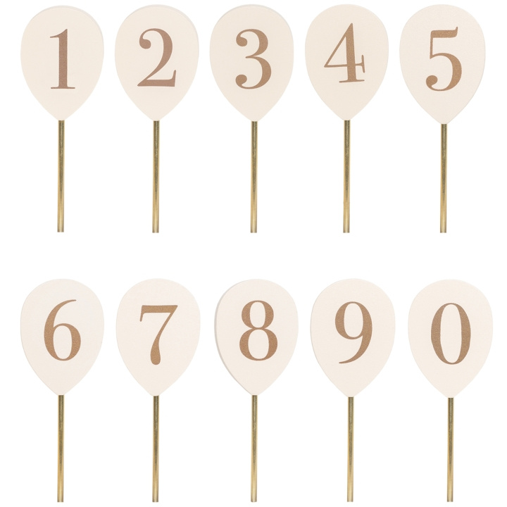 JaBaDaBaDo Sifferballonger 0-9 till ljusstake ryhmässä URHEILU, VAPAA-AIKA JA HARRASTUS / Hauskat tavarat / Hauskat tavarat @ TP E-commerce Nordic AB (D22969)