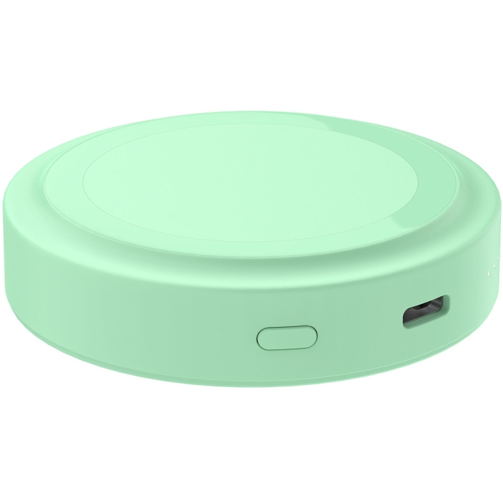Celly Powerbank 3.000 mAh 5W MagSafe-kompatibel Grön ryhmässä ÄLYPUHELIMET JA TABLETIT / Laturit & Kaapelit / Powerbanks @ TP E-commerce Nordic AB (D22980)