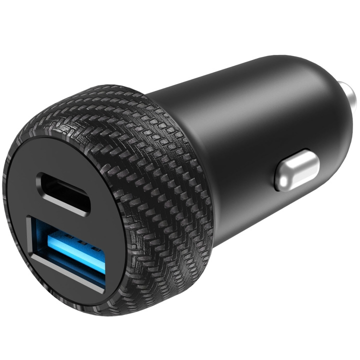 Celly Billaddare 1xUSB-C PD 1xUSB-A 45W ryhmässä ÄLYPUHELIMET JA TABLETIT / Laturit & Kaapelit / Autolaturi / Autolaturi Tyyppi C @ TP E-commerce Nordic AB (D22997)