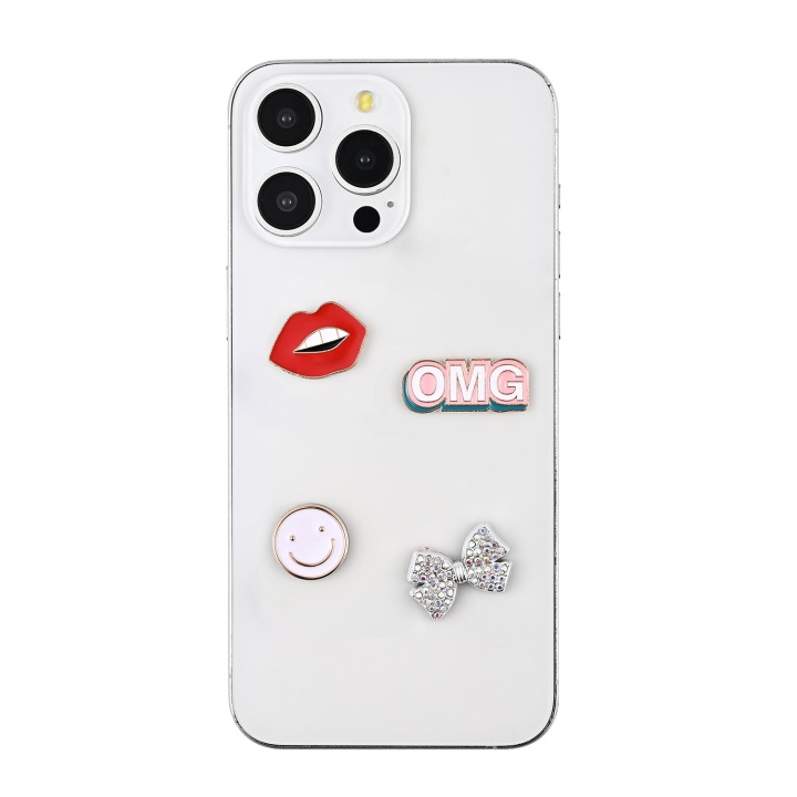 Onsala Koristeet Pimp Your Phone Metalli Ja Muovi 4 Kpl ryhmässä URHEILU, VAPAA-AIKA JA HARRASTUS / Hauskat tavarat / Hauskat tavarat @ TP E-commerce Nordic AB (D23035)