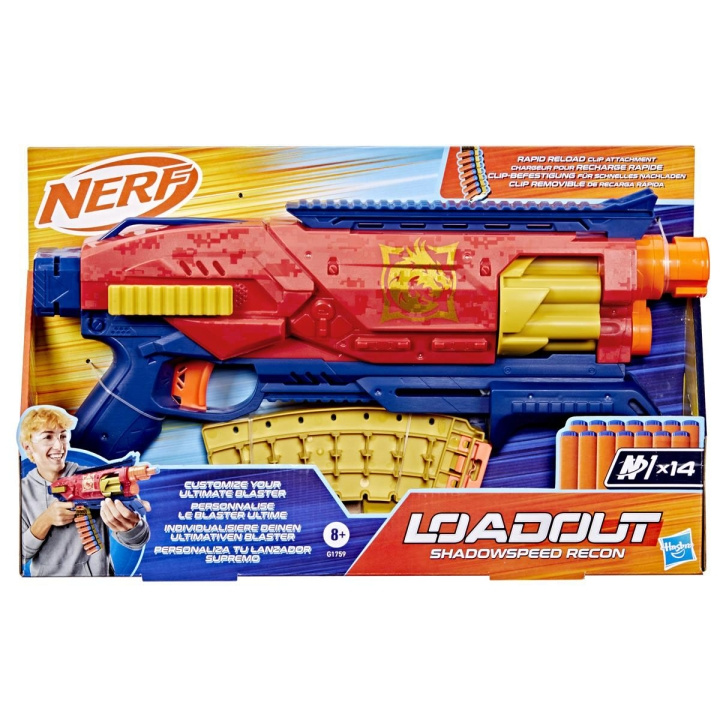 Nerf Loadout Shadowspeed Recon Blaster ryhmässä LELUT, TUOTTEET LAPSILLE JA VAUVOILLE / Leikkikalut, Askartelu &Pelit / Toimintapeli @ TP E-commerce Nordic AB (D23054)