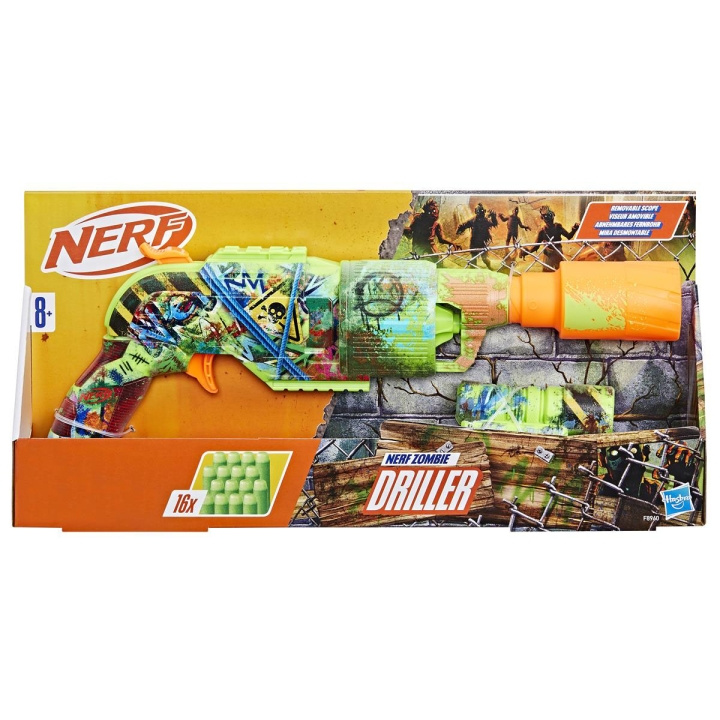 Nerf Zombie Driller ryhmässä LELUT, TUOTTEET LAPSILLE JA VAUVOILLE / Leikkikalut, Askartelu &Pelit / Toimintapeli @ TP E-commerce Nordic AB (D23059)