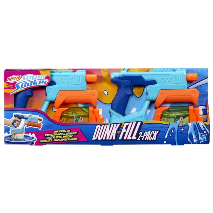 Nerf Super Soaker Dunk Fill Double 2 Kpl ryhmässä LELUT, TUOTTEET LAPSILLE JA VAUVOILLE / Leikkikalut, Askartelu &Pelit / Toimintapeli @ TP E-commerce Nordic AB (D23067)