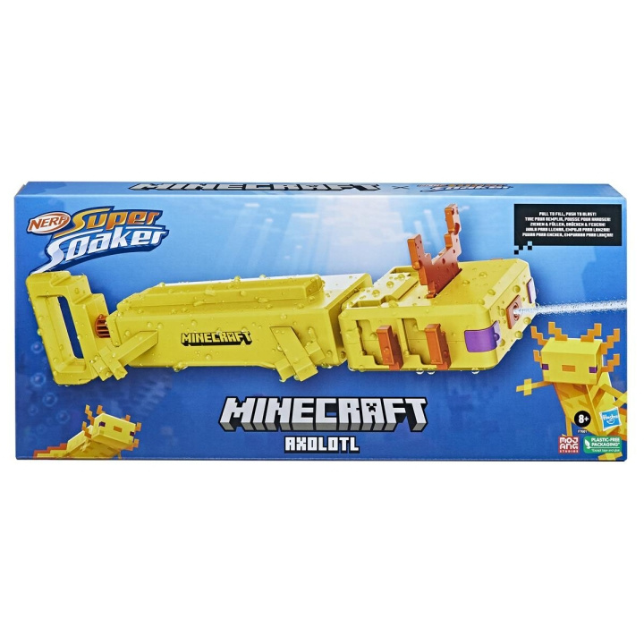 Nerf Super Soaker Minecraft Axolotli ryhmässä LELUT, TUOTTEET LAPSILLE JA VAUVOILLE / Leikkikalut, Askartelu &Pelit / Toimintapeli @ TP E-commerce Nordic AB (D23070)