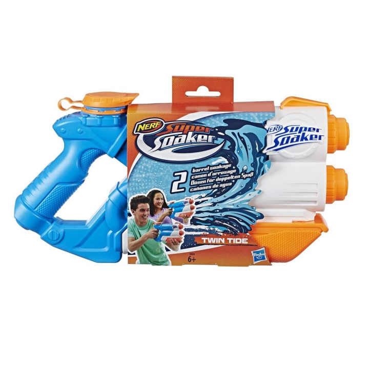 Nerf Super Soaker Twin Tide ryhmässä LELUT, TUOTTEET LAPSILLE JA VAUVOILLE / Leikkikalut, Askartelu &Pelit / Toimintapeli @ TP E-commerce Nordic AB (D23072)